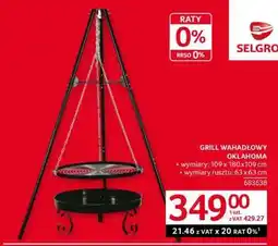 Selgros Grill Wahadłowy Oklahoma oferta