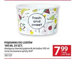 Selgros Pojemniki do lodów 160 ml 25 szt oferta