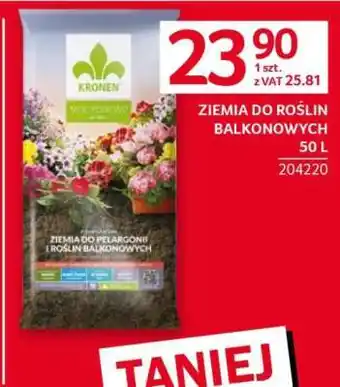 Selgros ZIEMIA DO ROŚLIN BALKONOWYCH 50 L oferta
