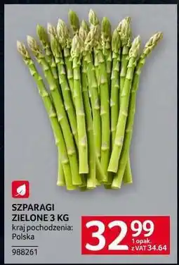 Selgros Szparagi zielone 3 kg oferta