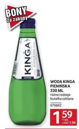 Selgros WODA KINGA PIENIŃSKA 330 ML oferta