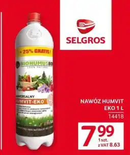 Selgros NAWÓZ HUMVIT EKO 1 L oferta