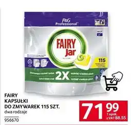 Selgros FAIRY KAPSUŁKI DO ZMYWAREK 115 SZT oferta