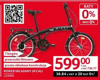 Selgros Rower składany 20 cali oferta