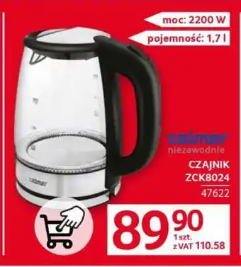Selgros Czajnik ZELMER ZCK8024 oferta