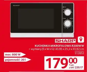 Selgros Kuchenka mikrofalowa R200WW oferta