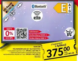 Selgros SENCOR TELEWIZOR LED 32 SLE 3231TCS oferta