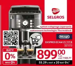 Selgros EKSPRES ECAM 21.117.B oferta