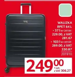 Selgros Walizka RPET 64 L oferta