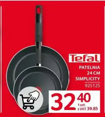 Selgros Tefal Patelnia 24 cm Simplicity oferta