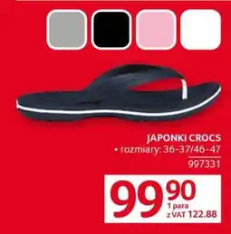 Selgros Japonki Crocs oferta