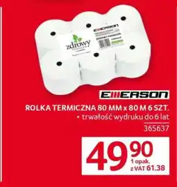 Selgros Rolka termiczna 80 mm x 80 m 6 szt oferta