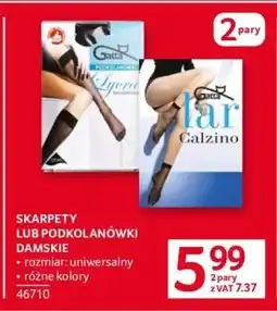 Selgros Skarpety lub podkolanówki damskie oferta