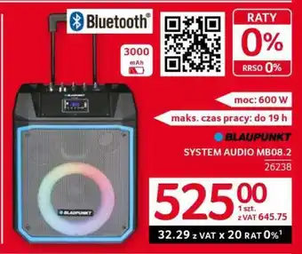 Selgros BLAUPUNKT SYSTEM AUDIO MB08.2 oferta