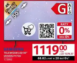 Selgros SAMSUNG TELEWIZOR LED 50 UE50DU7172U oferta
