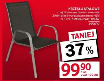 Selgros Krzesło stalowe oferta