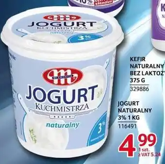 Selgros JOGURT KUCHMISTRZA naturalny 3% 1 KG oferta
