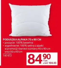 Selgros PODUSZKA ALPAKA 70 x 80 CM oferta