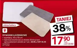 Selgros Dywaniki łazienkowe oferta