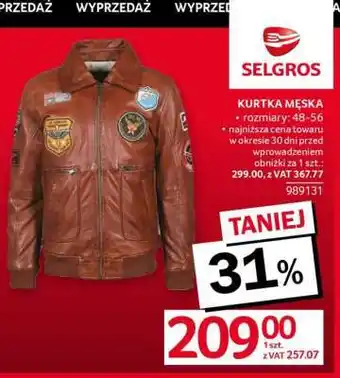 Selgros KURTKA MĘSKA oferta