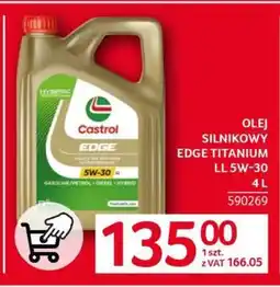 Selgros OLEJ SILNIKOWY EDGE TITANIUM LL 5W-30 4L oferta