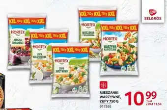 Selgros Mieszanki warzywne, zupy 750 g oferta