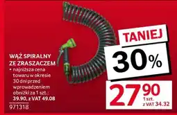 Selgros Wąż spiralny ze zraszaczem oferta