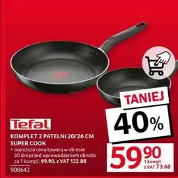 Selgros Komplet 2 patelni 20/26 cm Super Cook oferta
