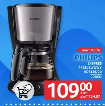 Selgros PHILIPS EKSPRES PRZELEWOWY HD7435/20 oferta