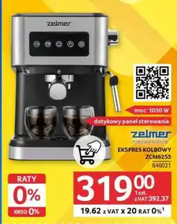 Selgros Zelmer Ekspres Kolbowy ZCM6255 oferta