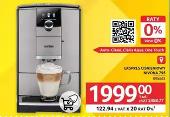 Selgros Ekspres ciśnieniowy Nivona 795 oferta