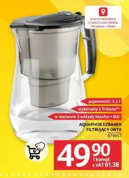 Selgros AQUAPHOR Dzbanek Filtrujący Onyx oferta