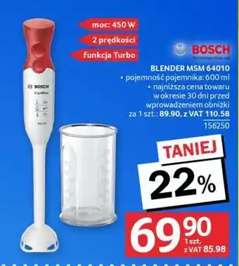 Selgros BLENDER MSM 64010 oferta