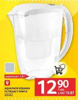 Selgros AQUAPHOR DZBANEK FILTRUJĄCY SIMPLE oferta