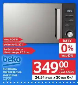 Selgros Beko Kuchenka Mikrofalowa MGF20210B oferta