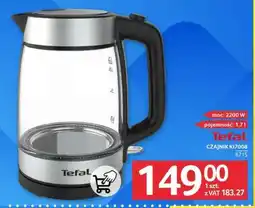 Selgros Tefal CZAJNIK KI7008 oferta