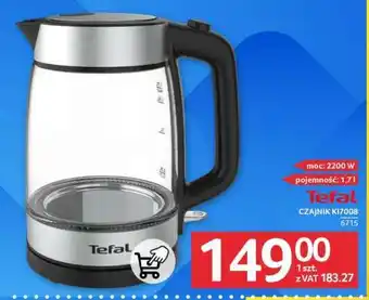 Selgros Tefal CZAJNIK KI7008 oferta