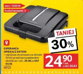 Selgros ESPERANZA OPIEKACZ EKT010 oferta