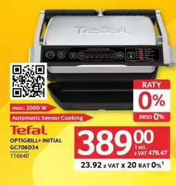 Selgros Tefal Optigrill+ Initial GC706D34 oferta