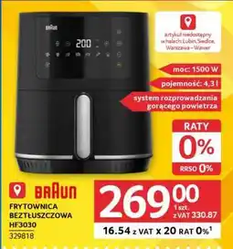 Selgros BRAUN Frytownica Beztłuszczowa HF3030 oferta