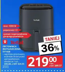 Selgros Tefal Frytownica Beztłuszczowa EY145B oferta