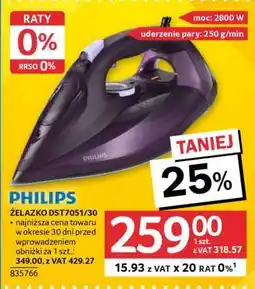 Selgros PHILIPS ŻELAZKO DST7051/30 oferta