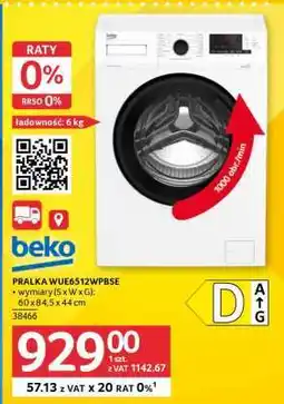 Selgros PRALKA WUE6512WPBSE oferta