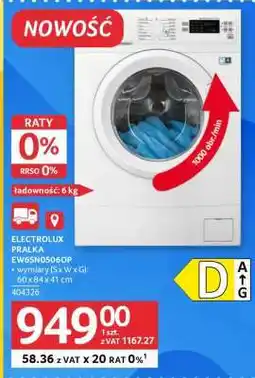 Selgros Electrolux Pralka EW6SN5060P oferta