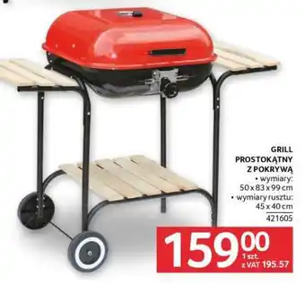 Selgros Grill prostokątny z pokrywą oferta