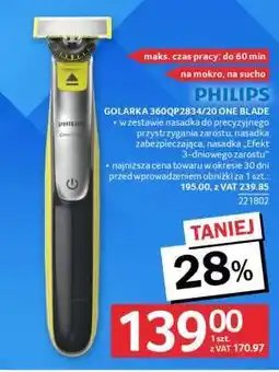 Selgros PHILIPS GOLARKA 360QP2834/20 ONE BLADE oferta