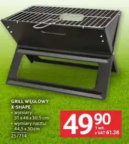 Selgros Grill węglowy X-Shape oferta
