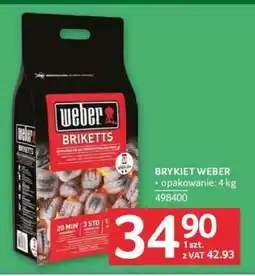 Selgros BRYKIET WEBER oferta
