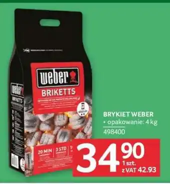 Selgros BRYKIET WEBER oferta