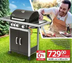 Selgros Grill gazowy Nebraska 3 + 1 oferta
